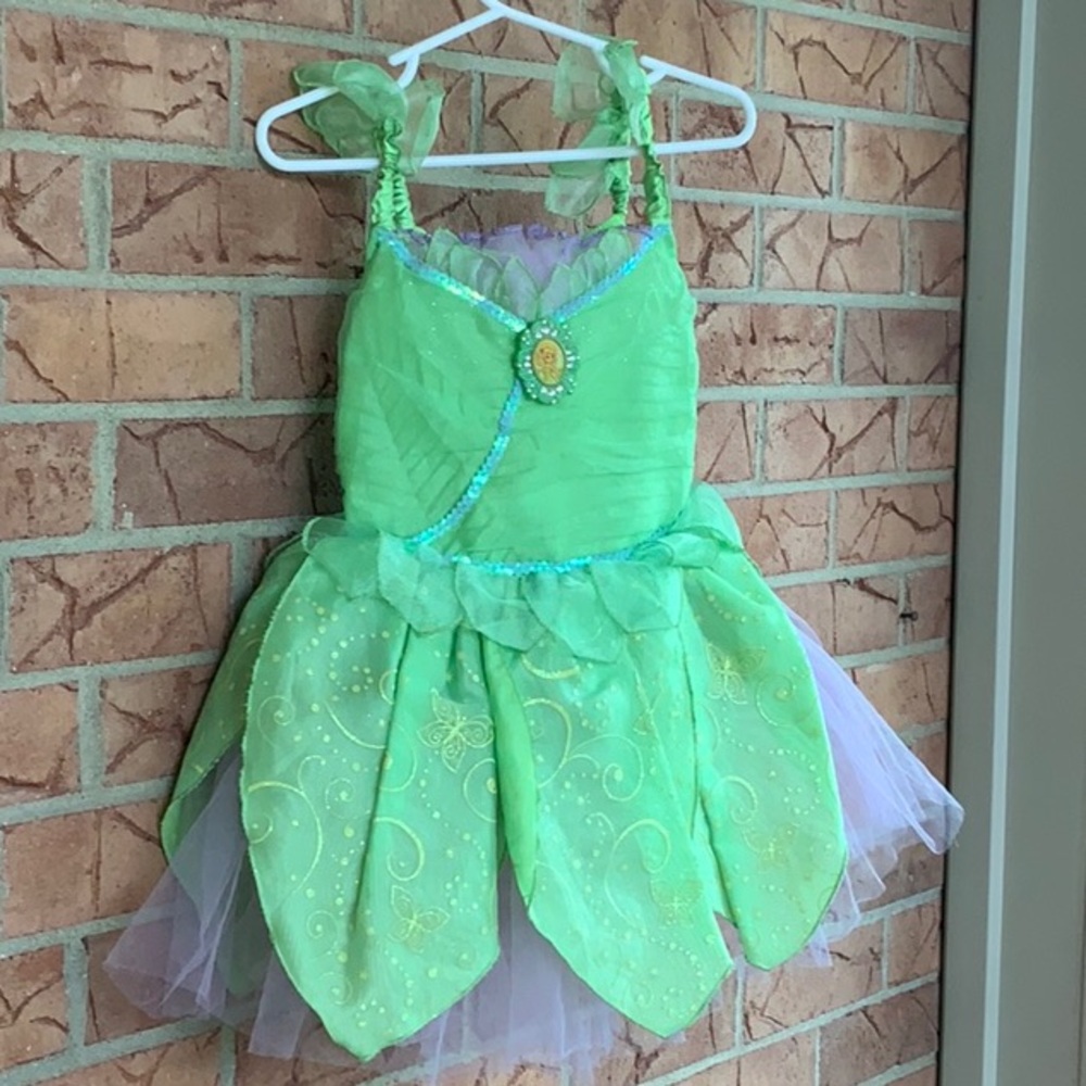 LIKE NEW!!!  DISNEY STORE Tinker Bell Costume Size 4.